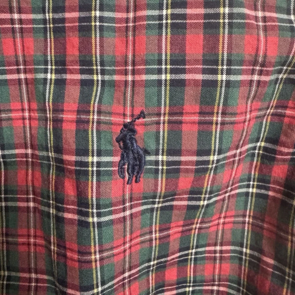 Ralph Lauren Shirt 18 Month Toddler Boys‎ Red Plaid Tartan Christmas Holiday